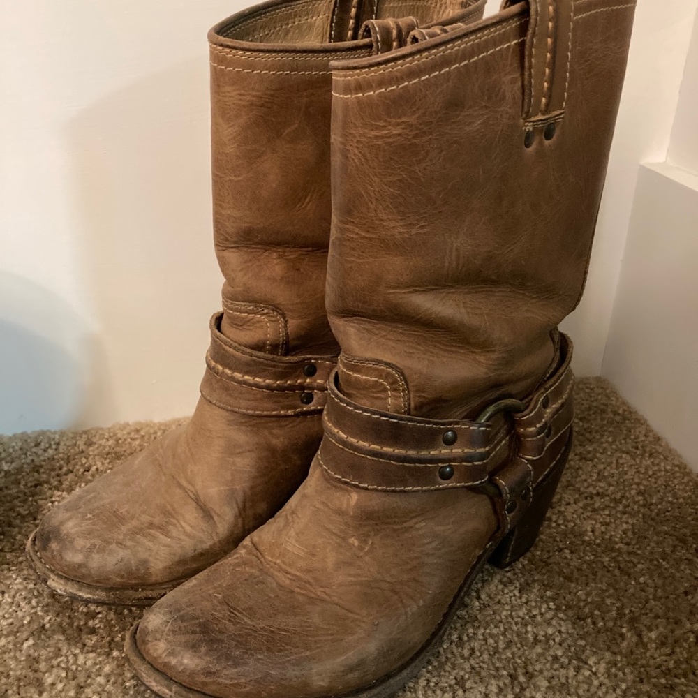 Frye Carmen Harness Boots
